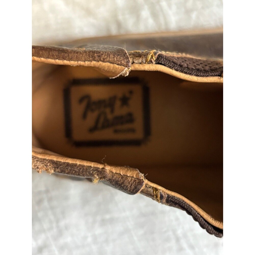 Tony Lama TLC505 Estancia Tan Chukka Boots Men’s 10 Distressed Leather - Picture 4 of 13